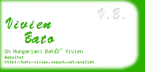 vivien bato business card